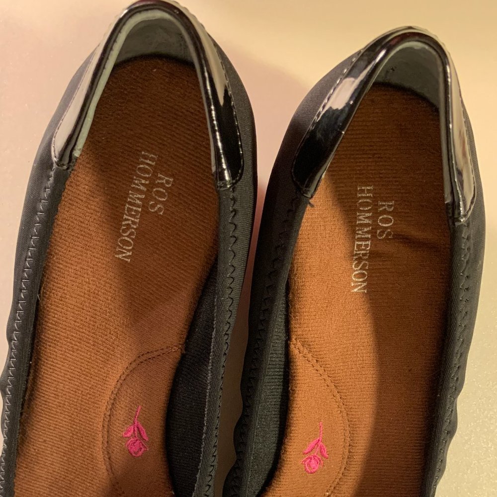 Ros Hommerson Elizabeth Wedge Slip on Shoes Women's 8N Narrow - Picture 2 of 10